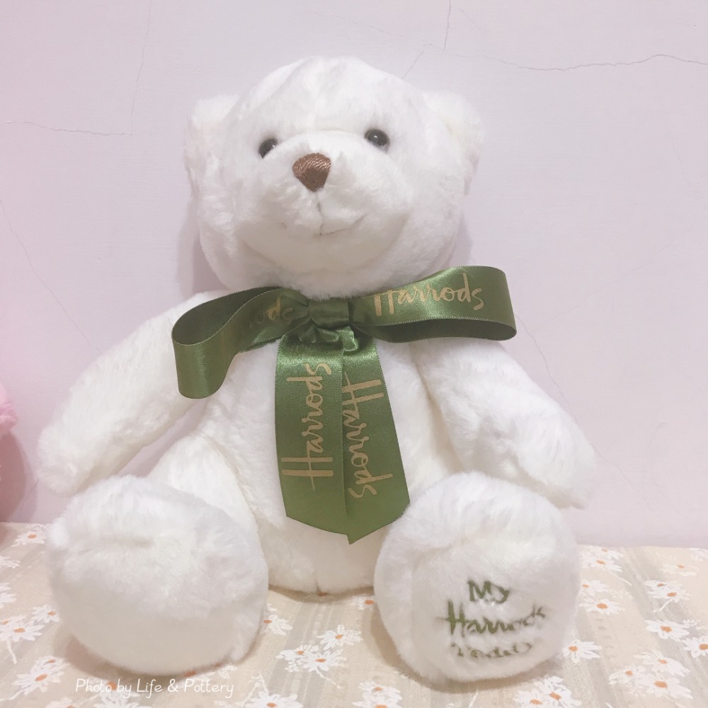 🇬🇧英國 Harrods 哈洛德我的泰迪熊玩偶 My Harrods Teddy 28cm 填充娃娃-規格圖5