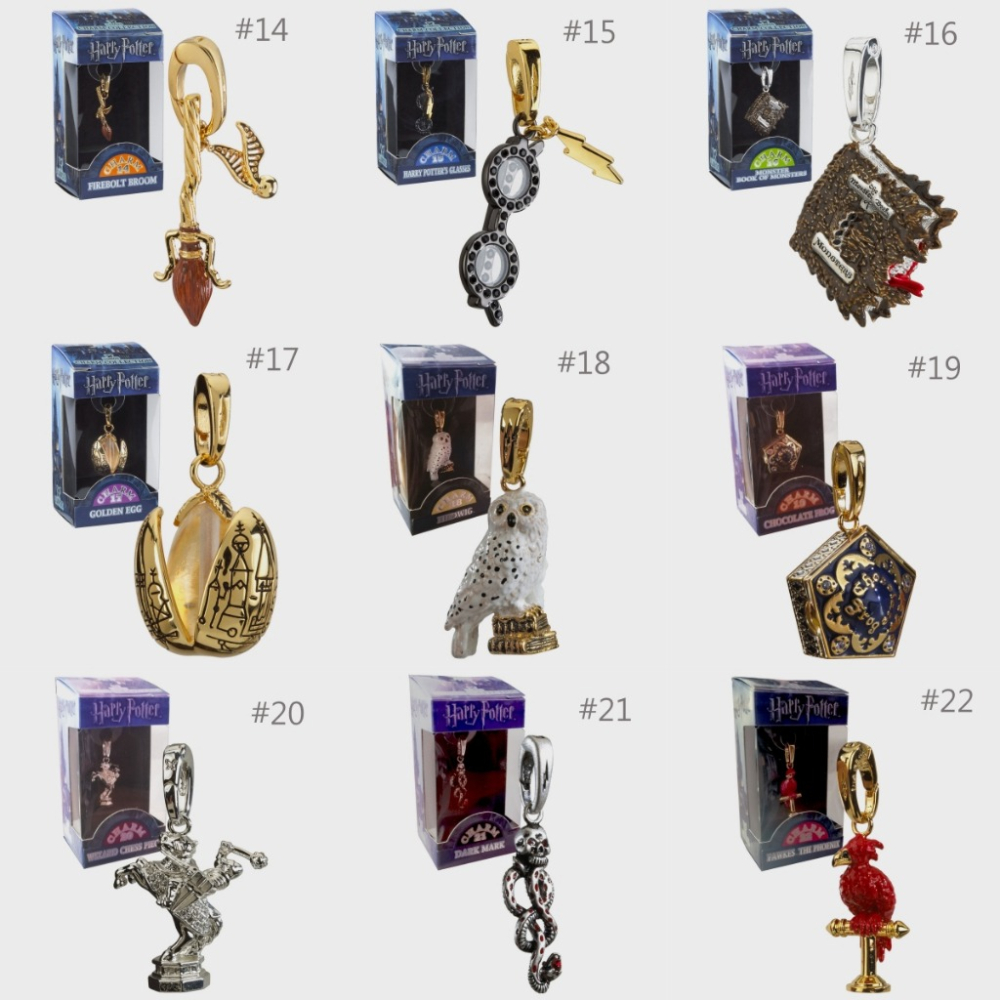 Harry Potter × Noble Collection 霍格華茲四學院徽章串飾手鍊 哈利波特官方正版周邊-細節圖8