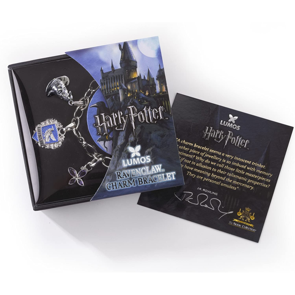 Harry Potter × Noble Collection 霍格華茲四學院徽章串飾手鍊 哈利波特官方正版周邊-細節圖10