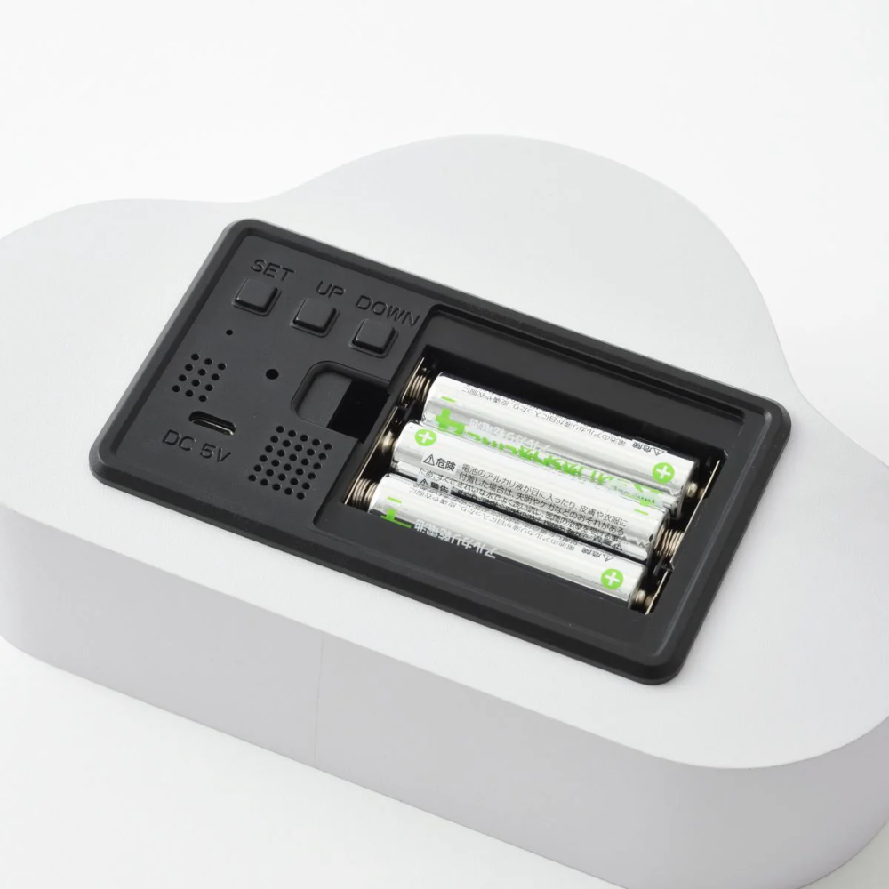 🇯🇵日本 BRUNO 雲朵造型LED電子時鐘 鬧鐘 BCA030-細節圖6