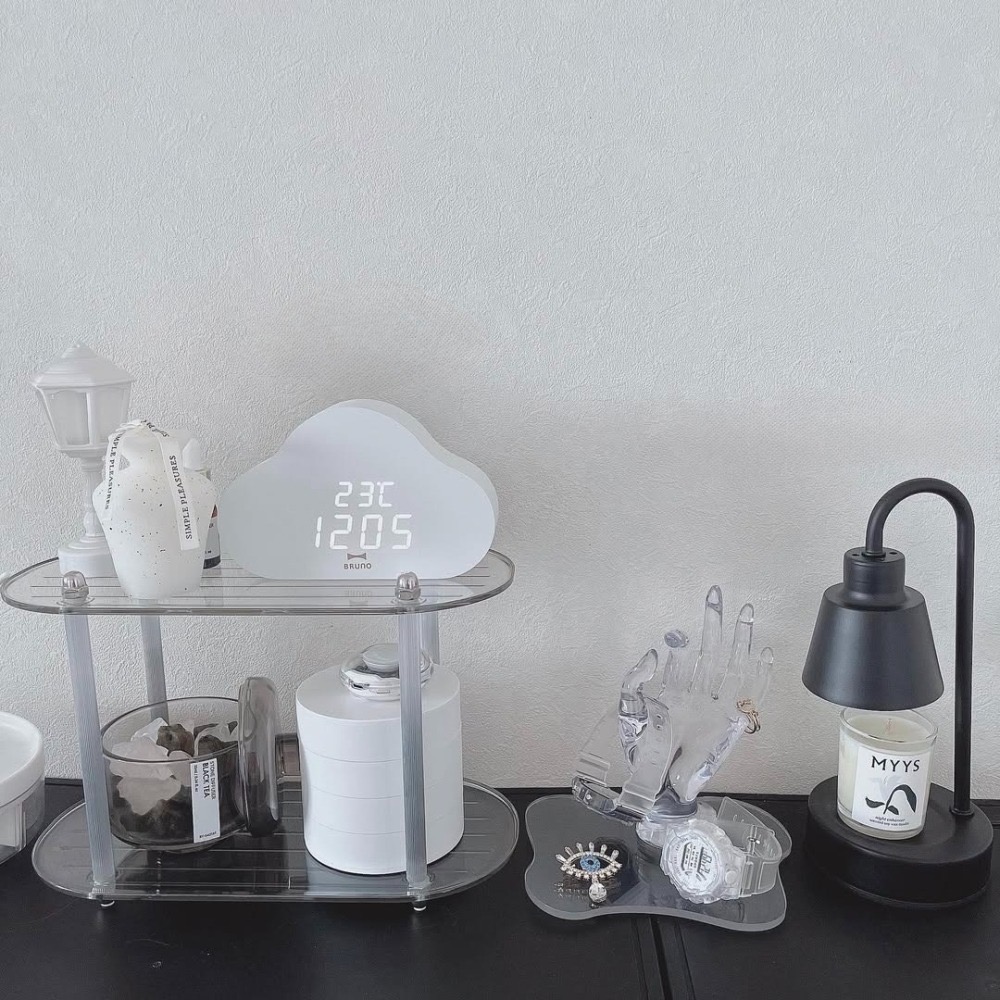 🇯🇵日本 BRUNO 雲朵造型LED電子時鐘 鬧鐘 雲朵鐘 BCA030 BCA032-細節圖6