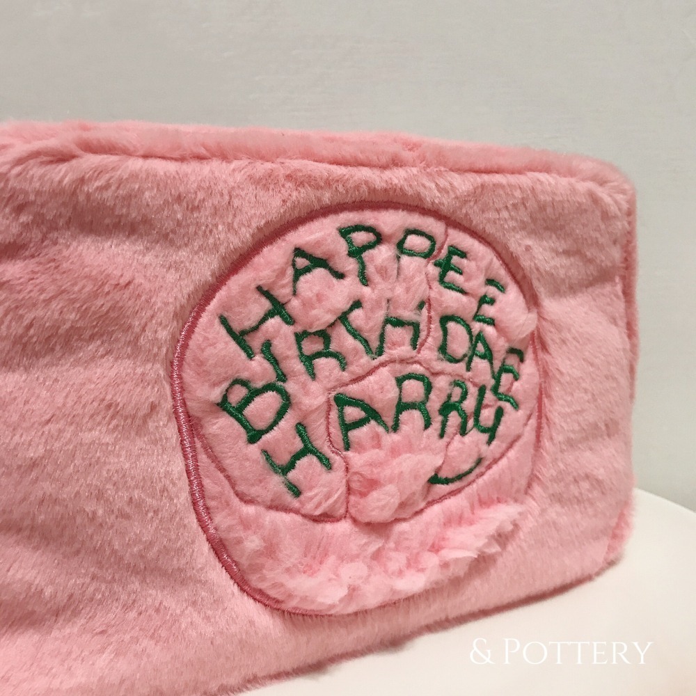 🔥現貨 🇯🇵日本 Mahou Dokoro 哈利的生日蛋糕拉鍊萬用包 化妝包/收納袋 Harry Potter-細節圖3