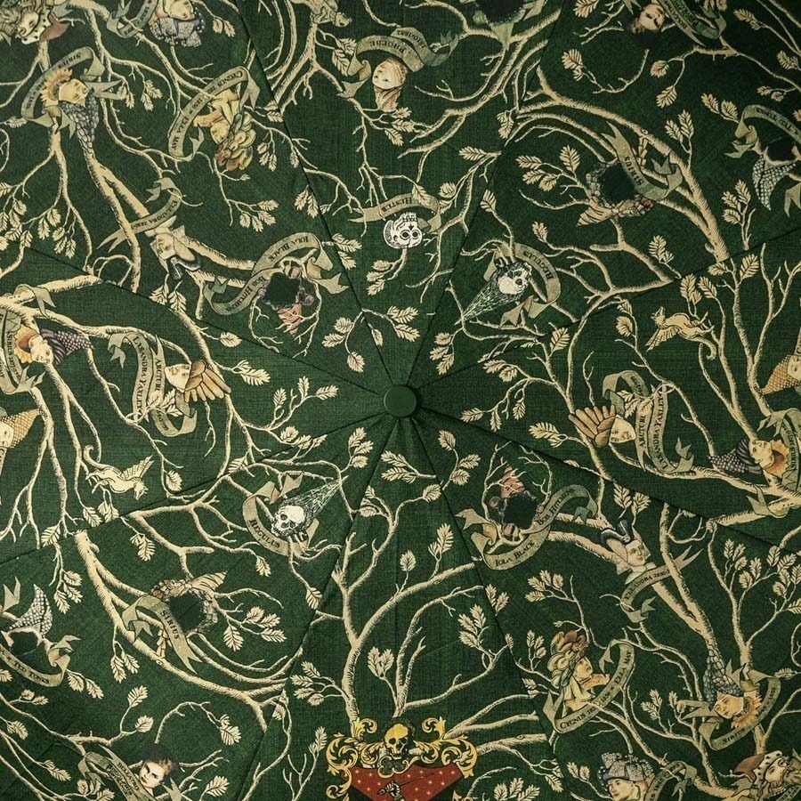 Harry Potter × MinaLima 布萊克家族樹掛毯折疊雨傘/陽傘 晴雨兩用 哈利波特-細節圖5