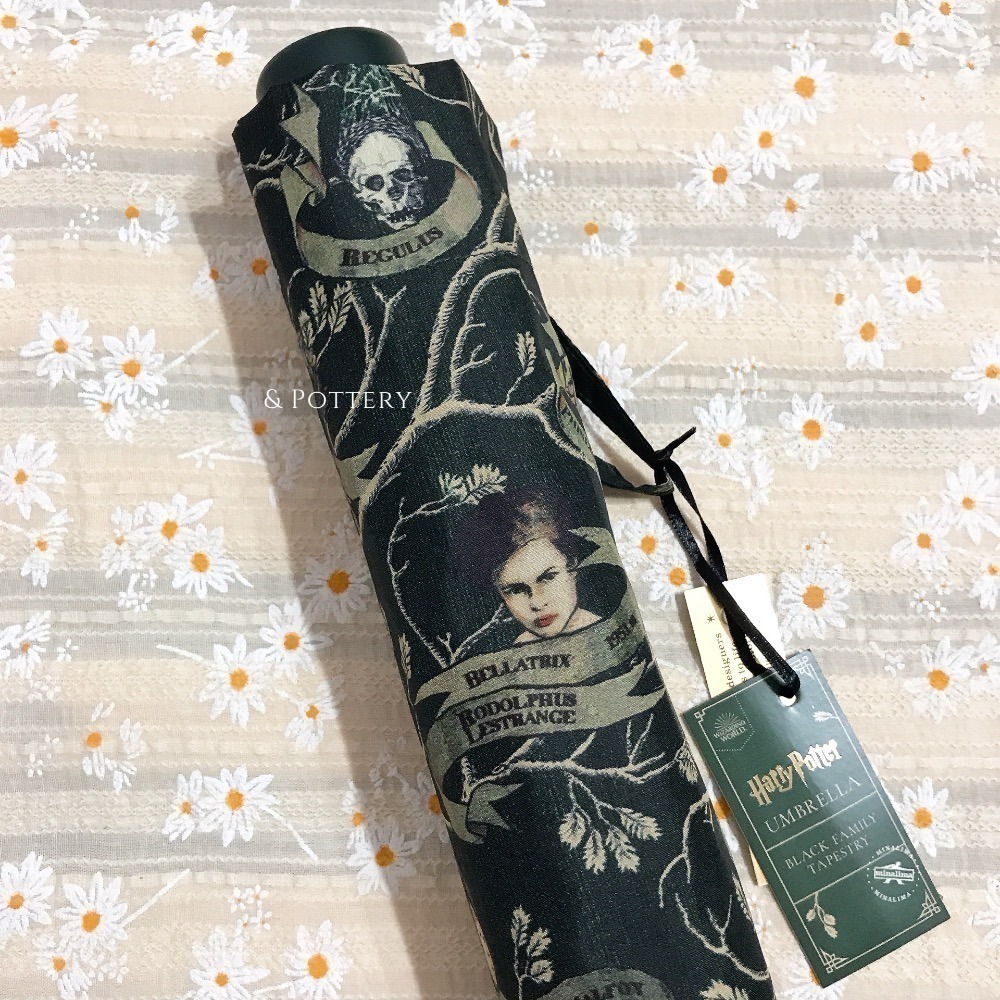 Harry Potter × MinaLima 布萊克家族樹掛毯折疊雨傘/陽傘 晴雨兩用 哈利波特-細節圖7