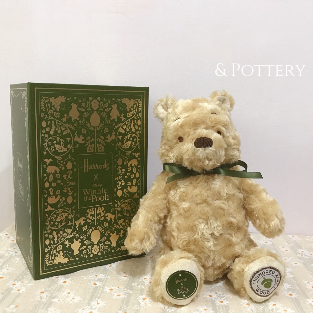 🇬🇧英國 Harrods 哈洛德x迪士尼聯名 小熊維尼泰迪熊玩偶 Disney Winnie The Pooh-細節圖3