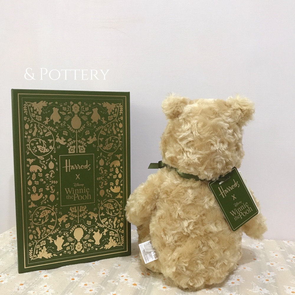 🇬🇧英國 Harrods 哈洛德x迪士尼聯名 小熊維尼泰迪熊玩偶 Disney Winnie The Pooh-細節圖7