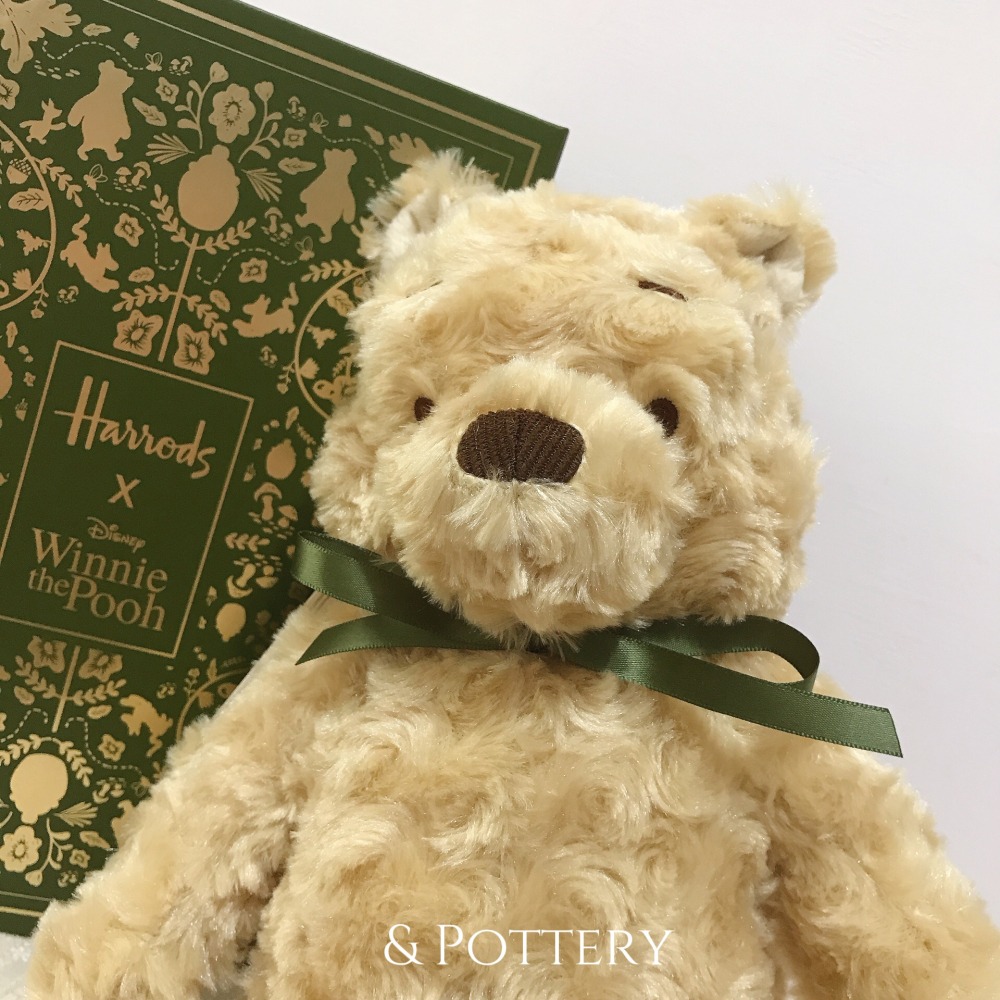 🇬🇧英國 Harrods 哈洛德x迪士尼聯名 小熊維尼泰迪熊 Disney Winnie The Pooh 填充娃娃-細節圖5