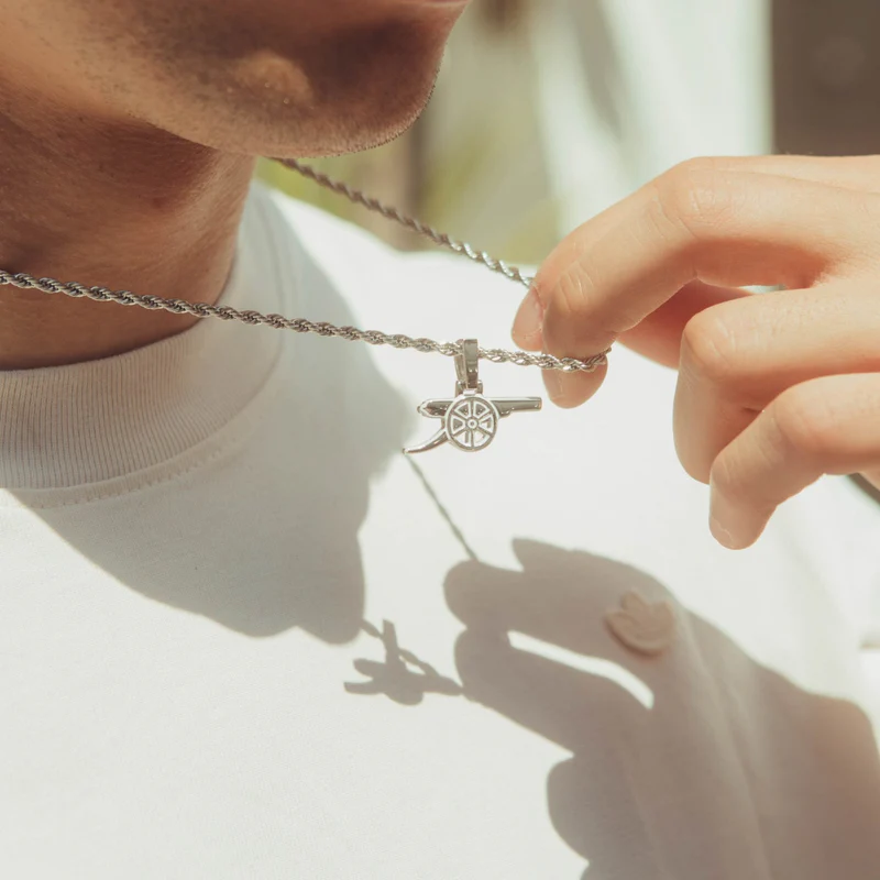 🇬🇧英國 兵工廠火砲項鍊 純銀 鍍金｜Arsenal 兵工廠足球俱樂部 槍手 阿森納 英超 足球-細節圖2