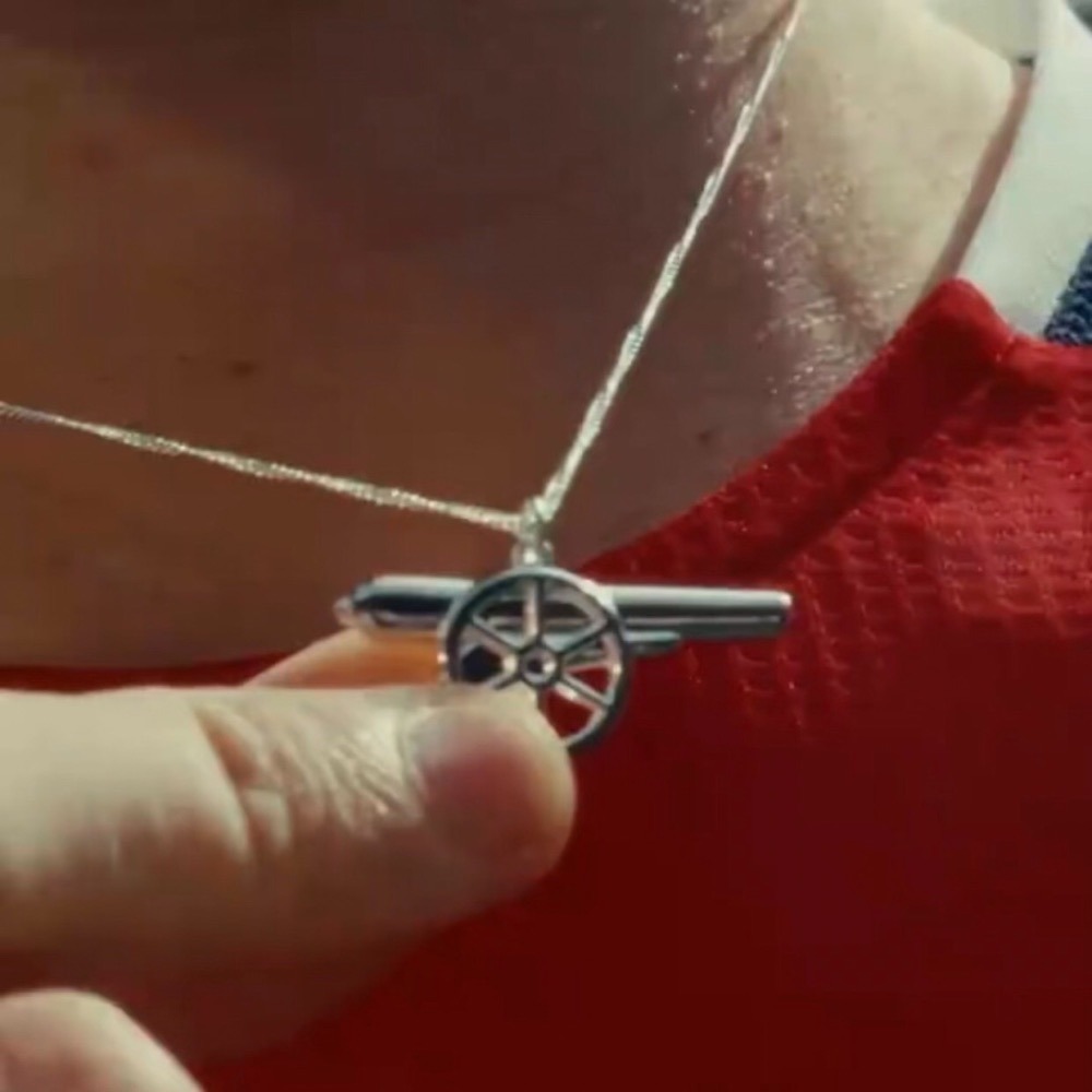 🇬🇧英國 兵工廠火砲項鍊 純銀 鍍金｜Arsenal 兵工廠足球俱樂部 槍手 阿森納 英超 足球-細節圖4