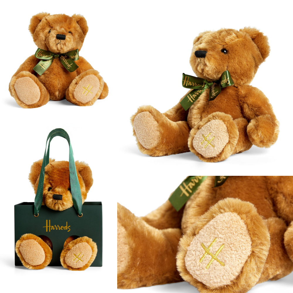 🇬🇧英國 Harrods 哈洛德提袋泰迪熊 Teddy Bear in Bag Set (15cm)-規格圖4