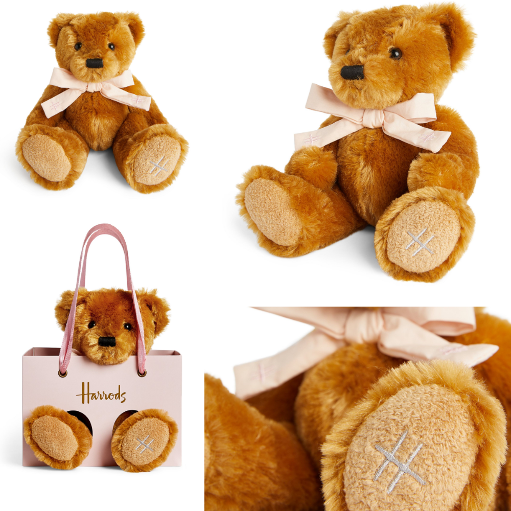 🇬🇧英國 Harrods 哈洛德提袋泰迪熊 Teddy Bear in Bag Set (15cm)-規格圖4