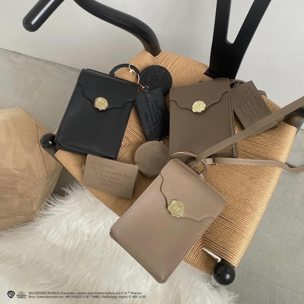 Harry Potter × my twilight 霍格華茲入學許可金屬環手提、肩背包 哈利波特聯名-細節圖3