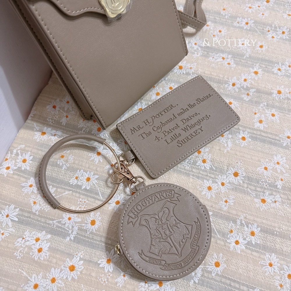 Harry Potter × my twilight 霍格華茲入學通知信許可金屬環手提肩背包｜手提/肩背/側背 哈利波特-細節圖8