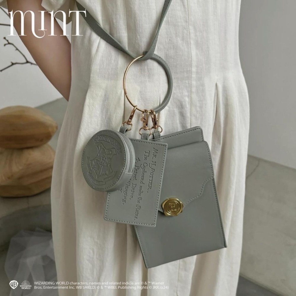 Harry Potter × my twilight 霍格華茲入學許可金屬環手提、肩背包 哈利波特聯名-規格圖11