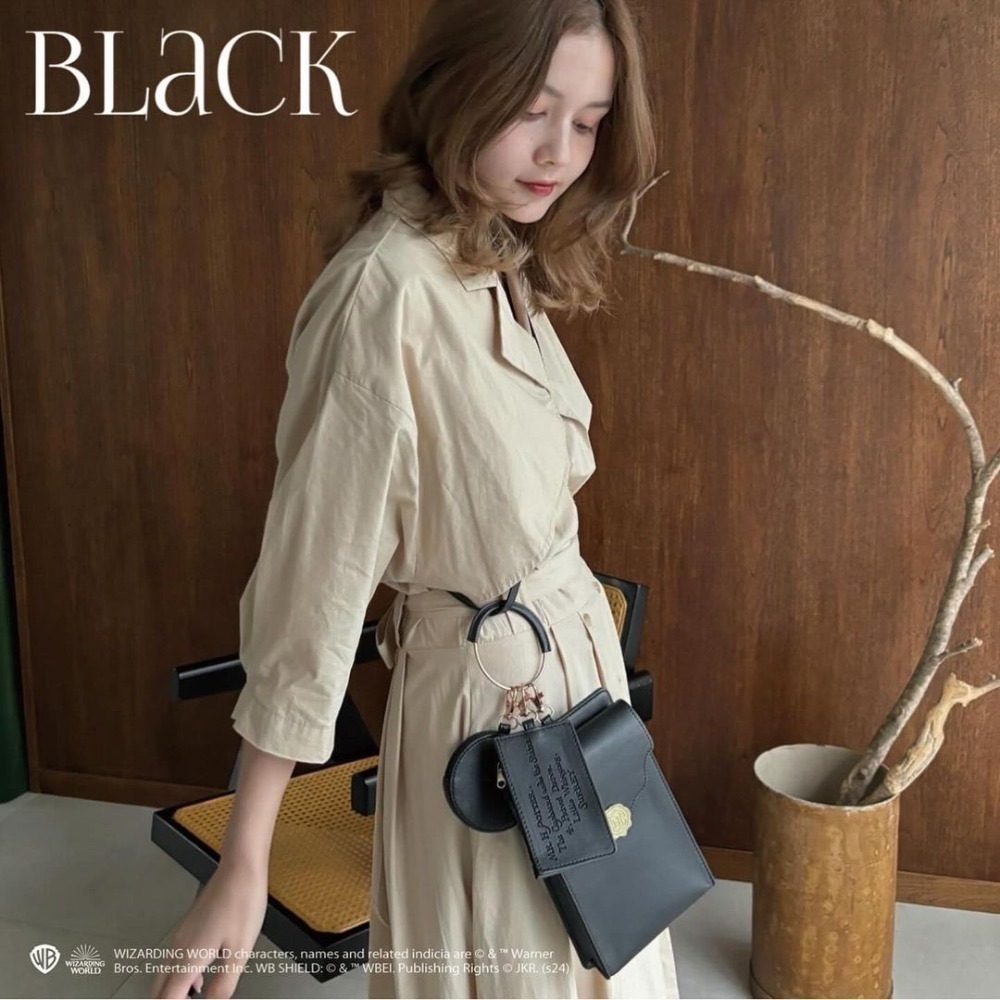 Harry Potter × my twilight 霍格華茲入學許可金屬環手提、肩背包 哈利波特聯名-規格圖11