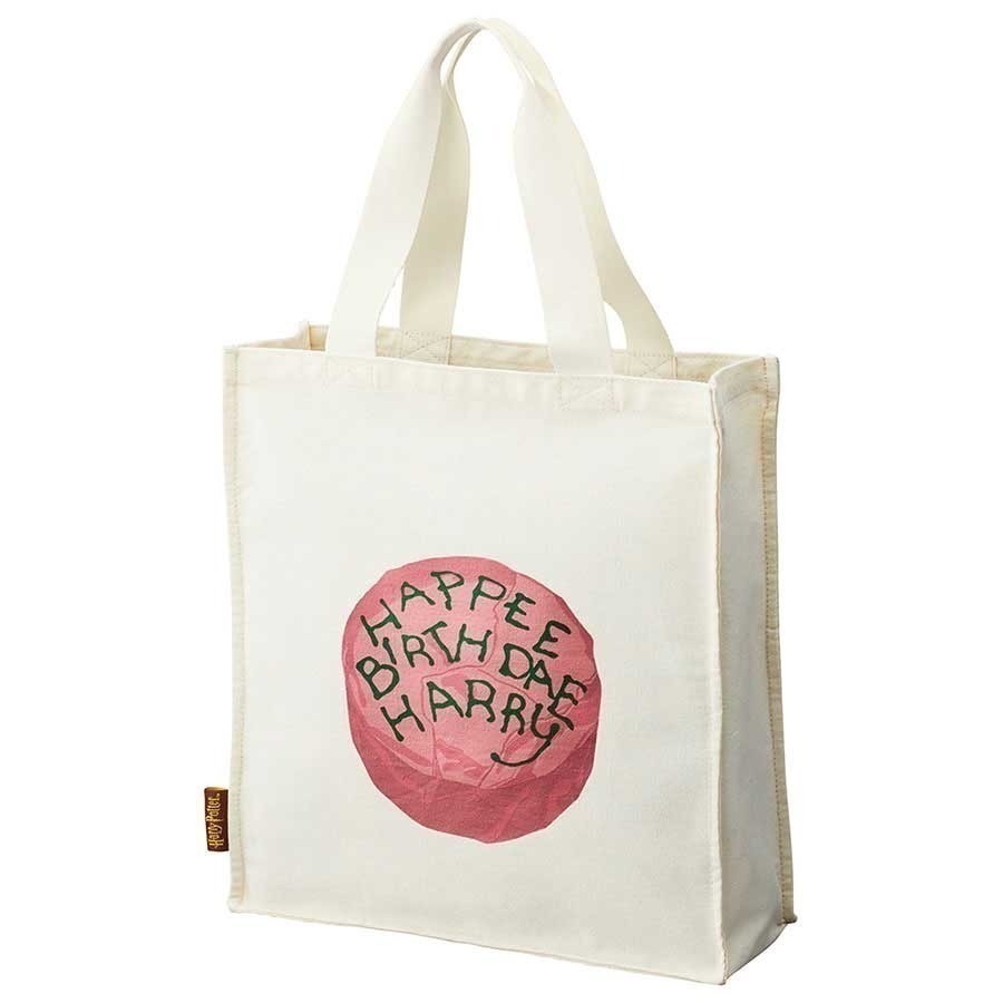 🇯🇵日本 Mahou Dokoro 哈利波特綿質托特包 魔法咒語 分靈體 生日蛋糕 Harry Potter周邊-規格圖4