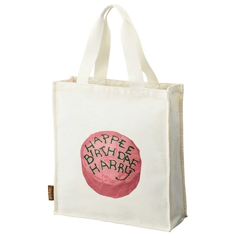 🇯🇵日本 Mahou Dokoro 哈利波特綿質托特包 魔法咒語 分靈體 生日蛋糕 Harry Potter周邊-規格圖4