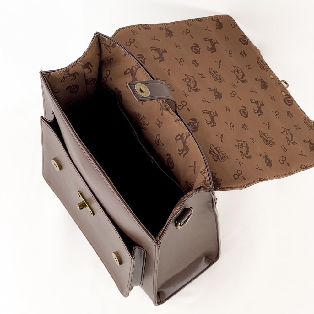 Harry Potter × Flapper 霍格華茲校徽直立劍橋後背包｜側背/斜背/劍橋包 哈利波特聯名周邊-細節圖5