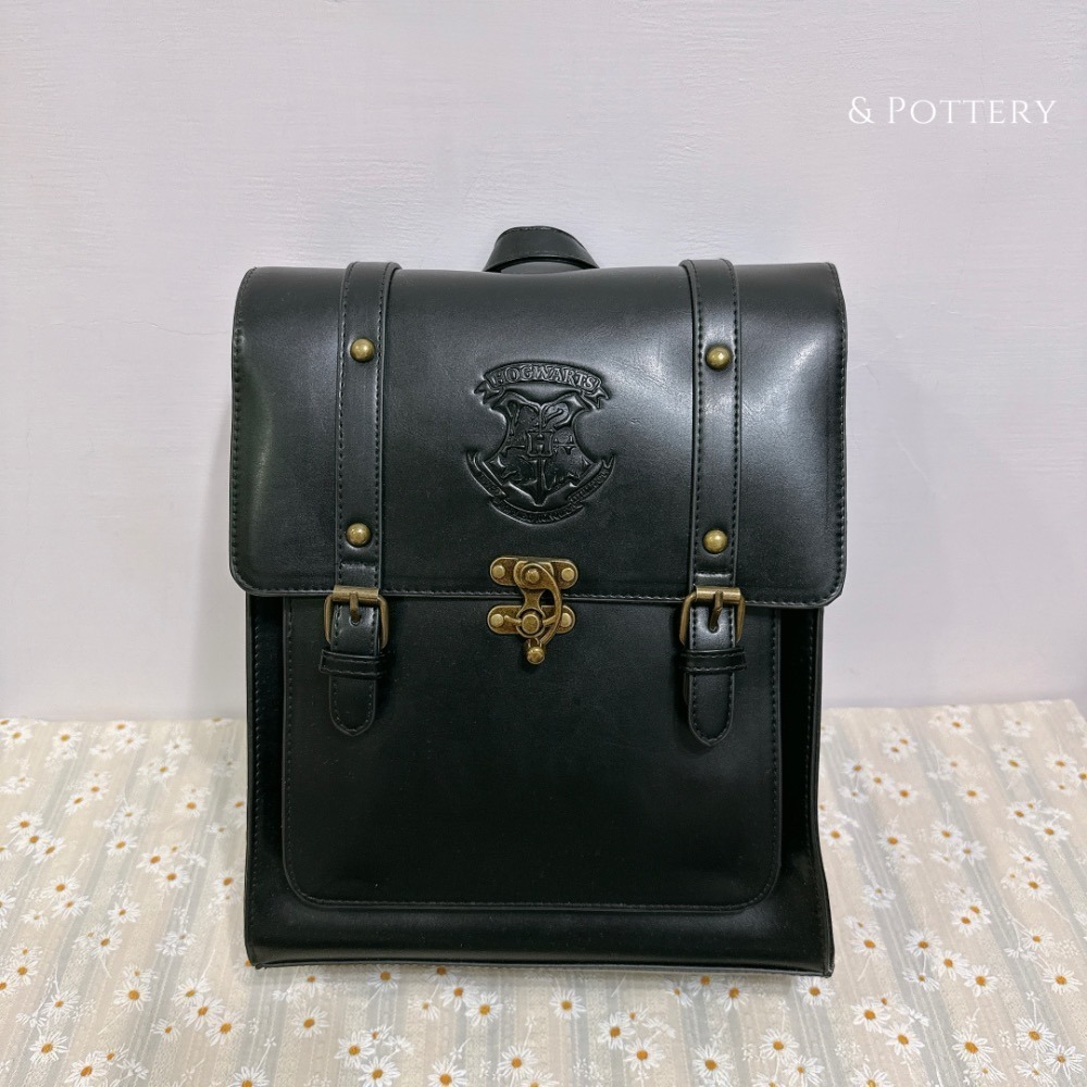 Harry Potter × Flapper 霍格華茲校徽直立劍橋後背包｜側背/斜背/劍橋包 哈利波特聯名周邊-細節圖9