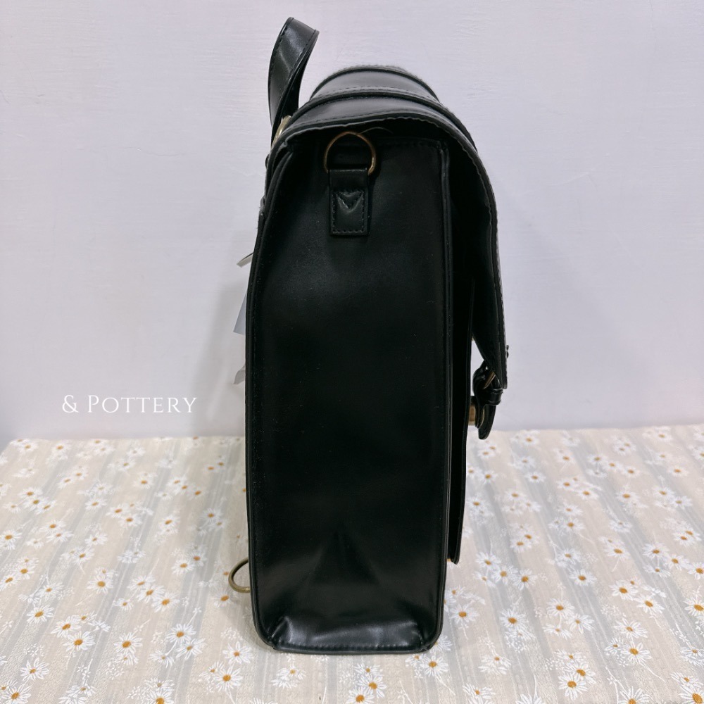 Harry Potter × Flapper 霍格華茲校徽直立劍橋後背包｜側背/斜背/劍橋包 哈利波特聯名周邊-細節圖10