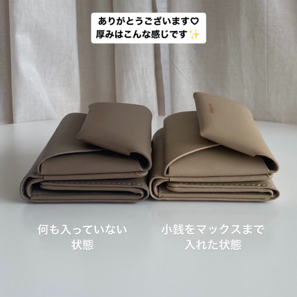 🇯🇵日本 my twilight 蓬鬆厚軟pukkuri三折皮革短夾 皮夾 錢包 小眾品牌♡不撞款~-細節圖3