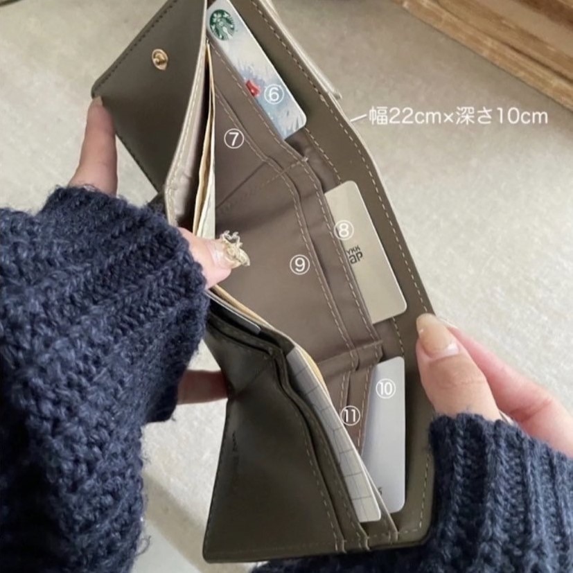 🇯🇵日本 my twilight 蓬鬆厚軟pukkuri三折皮革短夾 皮夾 錢包 小眾品牌♡不撞款~-細節圖5