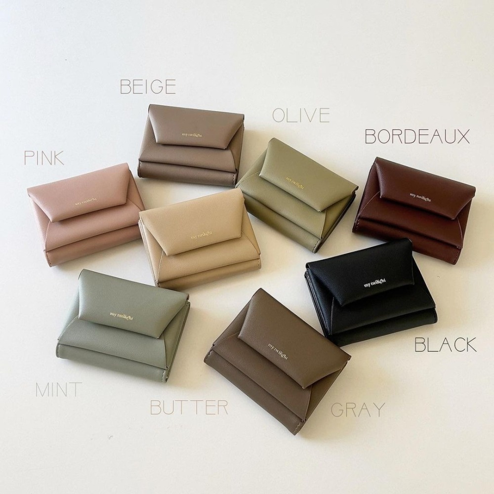 🇯🇵日本 my twilight 蓬鬆厚軟pukkuri三折皮革短夾 皮夾 錢包 小眾品牌♡不撞款~-細節圖11