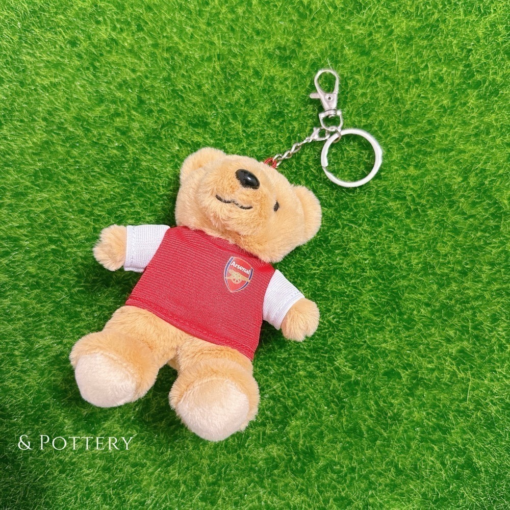 🔥現 🇯🇵日本限定 兵工廠球衣背號小熊玩偶鑰匙圈 吊飾娃娃｜Arsenal 兵工廠 槍手 阿森納 英超 足球-細節圖3