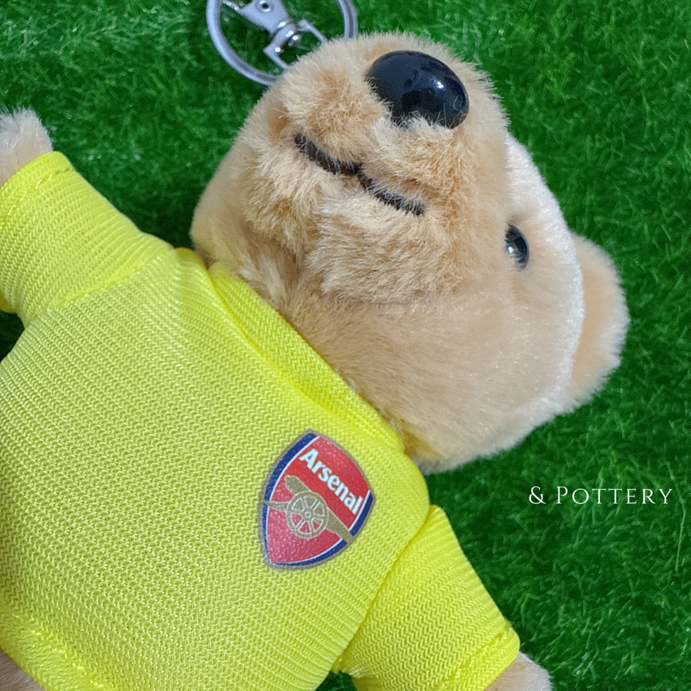 🔥現 🇯🇵日本限定 兵工廠球衣背號小熊玩偶鑰匙圈 吊飾娃娃｜Arsenal 兵工廠 槍手 阿森納 英超 足球-細節圖6