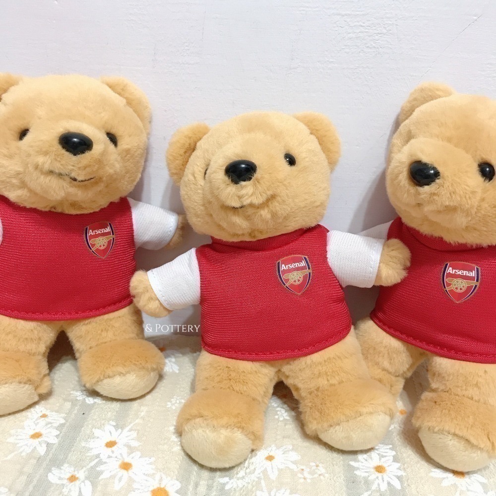 🔥現 🇯🇵日本限定 兵工廠球衣背號小熊玩偶鑰匙圈 吊飾娃娃｜Arsenal 兵工廠 槍手 阿森納 英超 足球-細節圖8