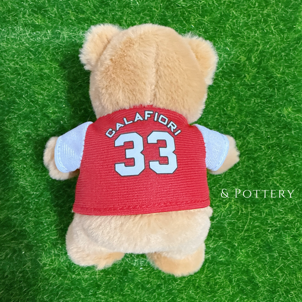 🔥現 🇯🇵日本限定 兵工廠球衣背號小熊玩偶鑰匙圈 吊飾娃娃｜Arsenal 兵工廠 槍手 阿森納 英超 足球-規格圖10