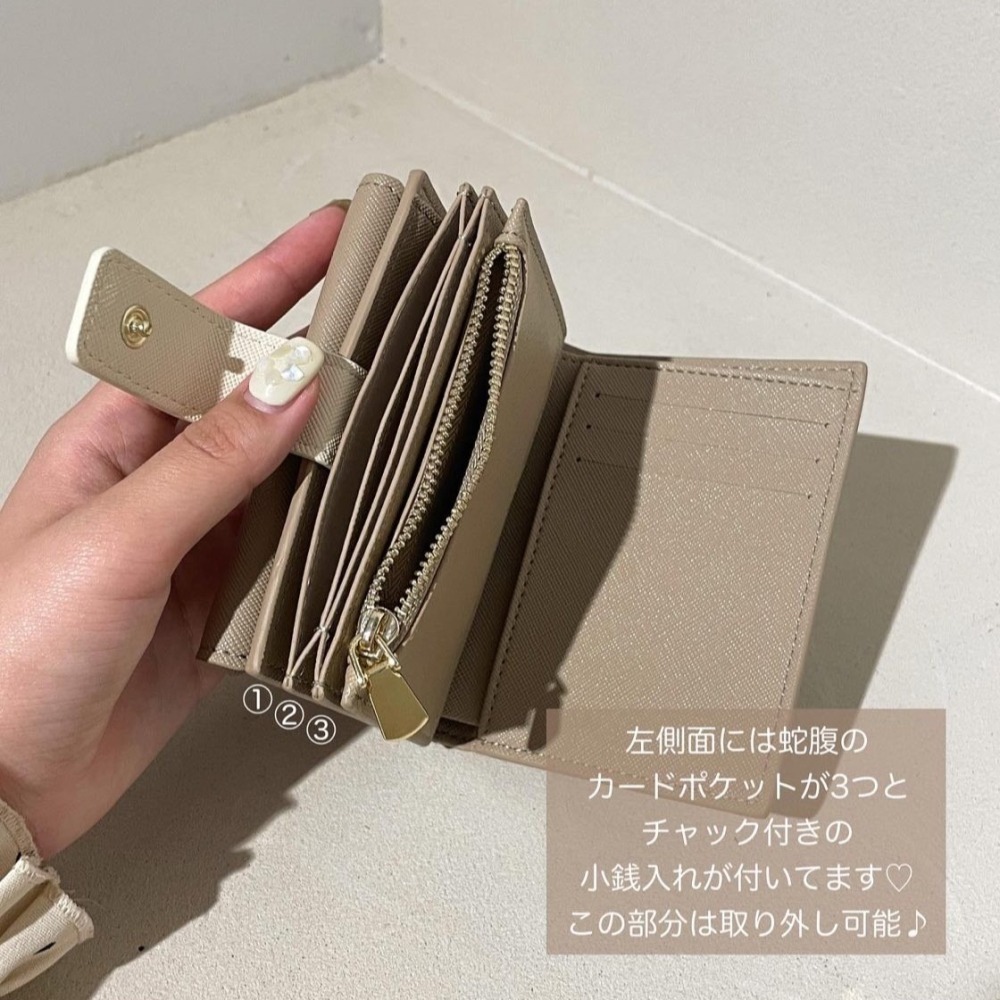 🇯🇵日本 my twilight 經典2way雙折皮革短夾 可拆式卡夾 皮夾/錢包 小眾品牌♡不撞款~-細節圖4