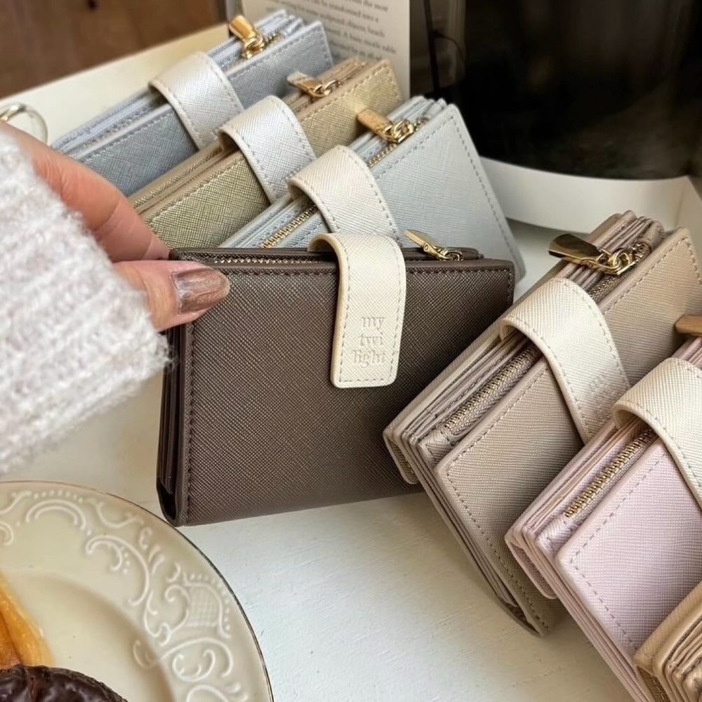 🇯🇵日本 my twilight 經典2way雙折皮革短夾 可拆式卡夾 皮夾/錢包 小眾品牌♡不撞款~-細節圖9