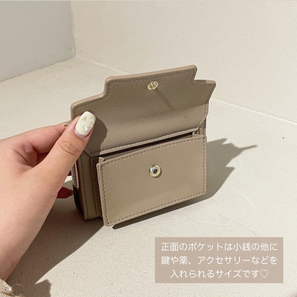 🇯🇵日本 my twilight 經典2way雙折皮革短夾 可拆式卡夾 皮夾/錢包 小眾品牌♡不撞款~-細節圖6