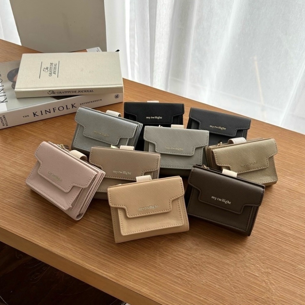 🇯🇵日本 my twilight 經典2way雙折皮革短夾 可拆式卡夾 皮夾/錢包 小眾品牌♡不撞款~-細節圖8