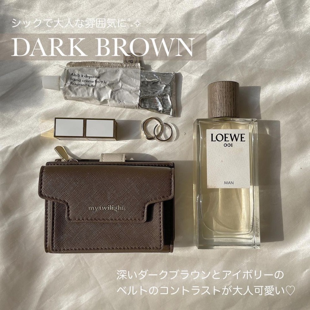 深棕（dark brown）ダークブラウ