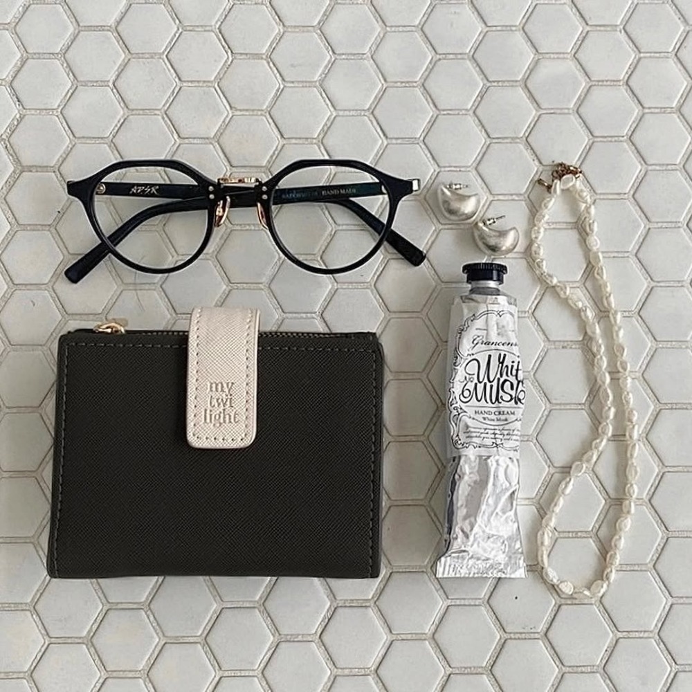 🇯🇵日本 my twilight 經典2way雙折皮革短夾 可拆式卡夾 皮夾/錢包 小眾品牌♡不撞款~-規格圖11