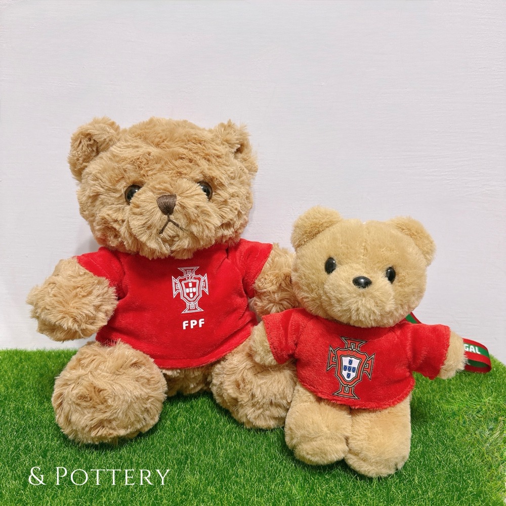 🇵🇹葡萄牙國家足球隊 球衣背號泰迪熊玩偶 C羅 佩佩 B費 B席 菲利克斯 萊昂 足球 絨毛娃娃-細節圖3