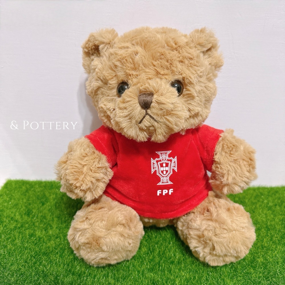 🇵🇹葡萄牙國家足球隊 球衣背號泰迪熊玩偶 C羅 佩佩 B費 B席 菲利克斯 萊昂 足球 絨毛娃娃-細節圖2