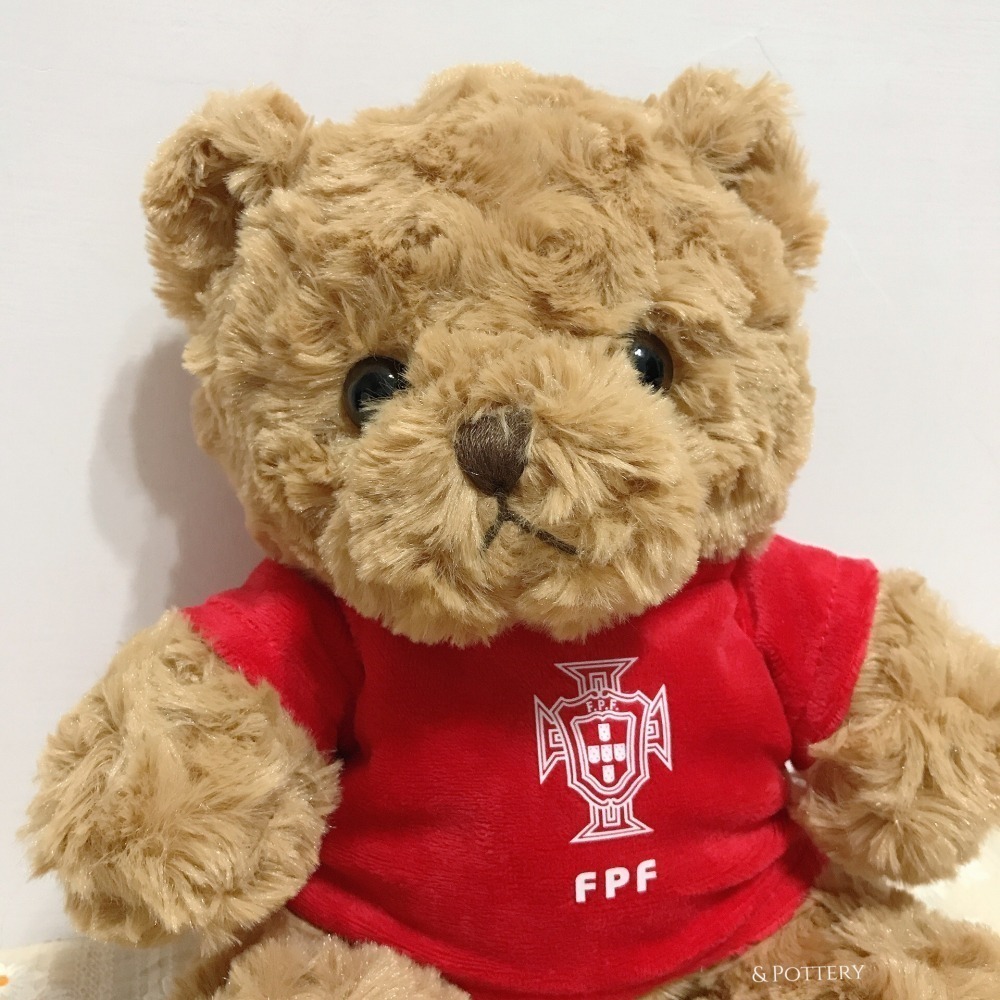 🇵🇹葡萄牙國家足球隊 球衣背號泰迪熊玩偶 C羅 佩佩 B費 B席 菲利克斯 萊昂 足球 絨毛娃娃-細節圖7