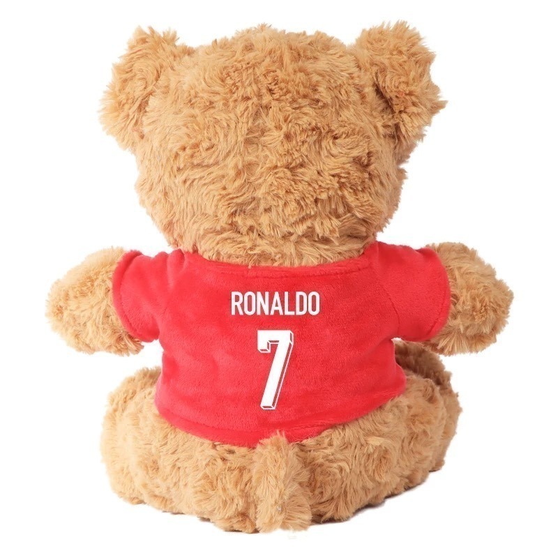 🇵🇹葡萄牙國家足球隊 球衣背號泰迪熊玩偶 C羅 佩佩 B費 B席 菲利克斯 萊昂 足球 絨毛娃娃-規格圖9