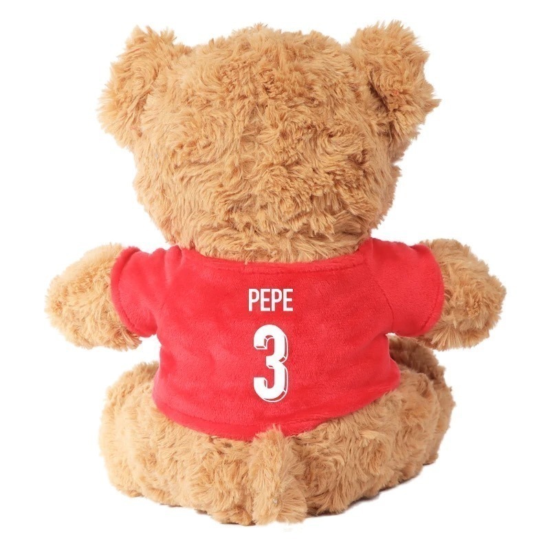 🇵🇹葡萄牙國家足球隊 球衣背號泰迪熊玩偶 C羅 佩佩 B費 B席 菲利克斯 萊昂 足球 絨毛娃娃-規格圖9