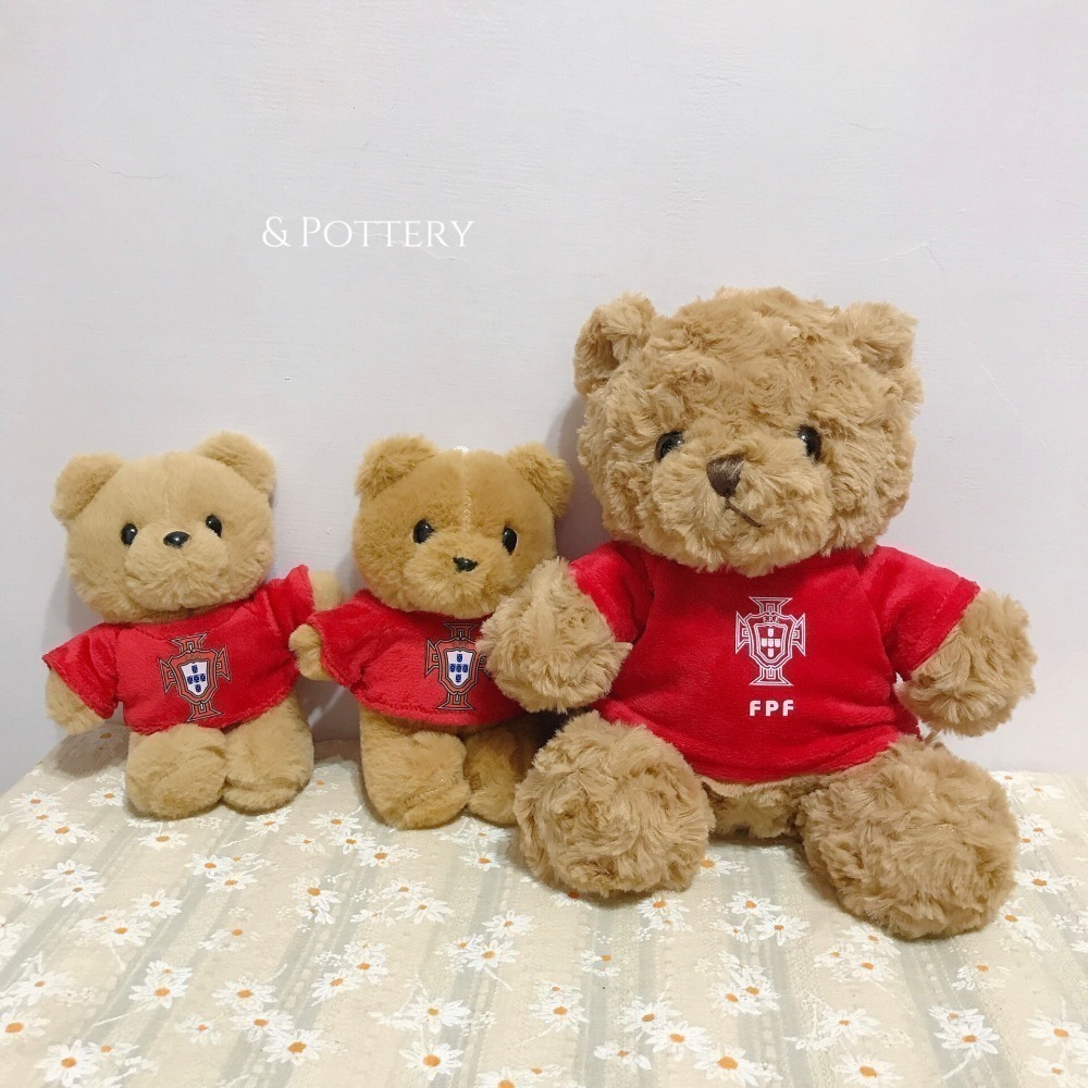 🇵🇹葡萄牙國家足球隊 球衣背號小熊玩偶鑰匙圈 吊飾娃娃 C羅 佩佩 B費 B席 菲利克斯 萊昂 足球-細節圖8
