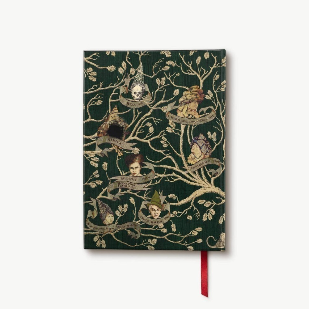 ⭐現+預 Harry Potter × MinaLima 哈利波特精裝硬殼橫線筆記本 霍格華茲、布萊克家 記事本 日記-規格圖9