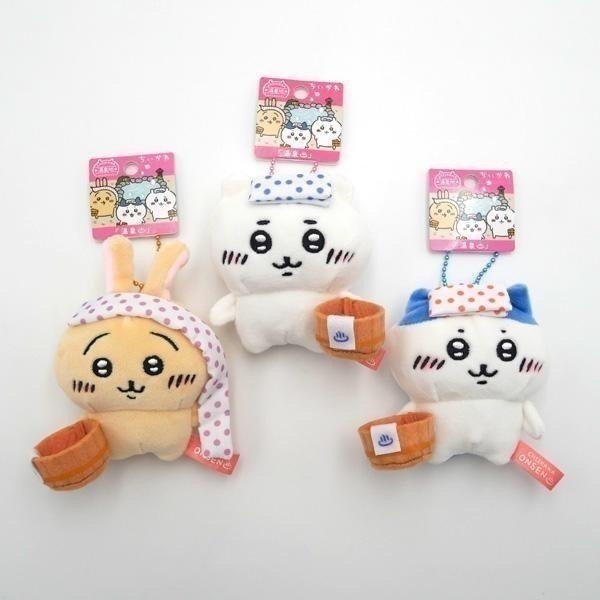 🔥現貨 🇯🇵日本 吉伊卡哇 温泉地限定吊飾娃娃♨️吉伊、小八、兔兔/烏薩奇 ちいかわ chiikawa 地區限定娃-細節圖2