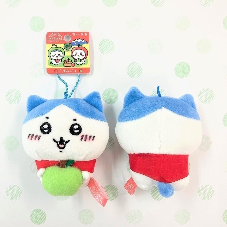 🇯🇵日本 吉伊卡哇 信州限定吊飾娃娃🍎蘋果 吉伊 小八  長野縣 ちいかわ chiikawa 玩偶-細節圖2