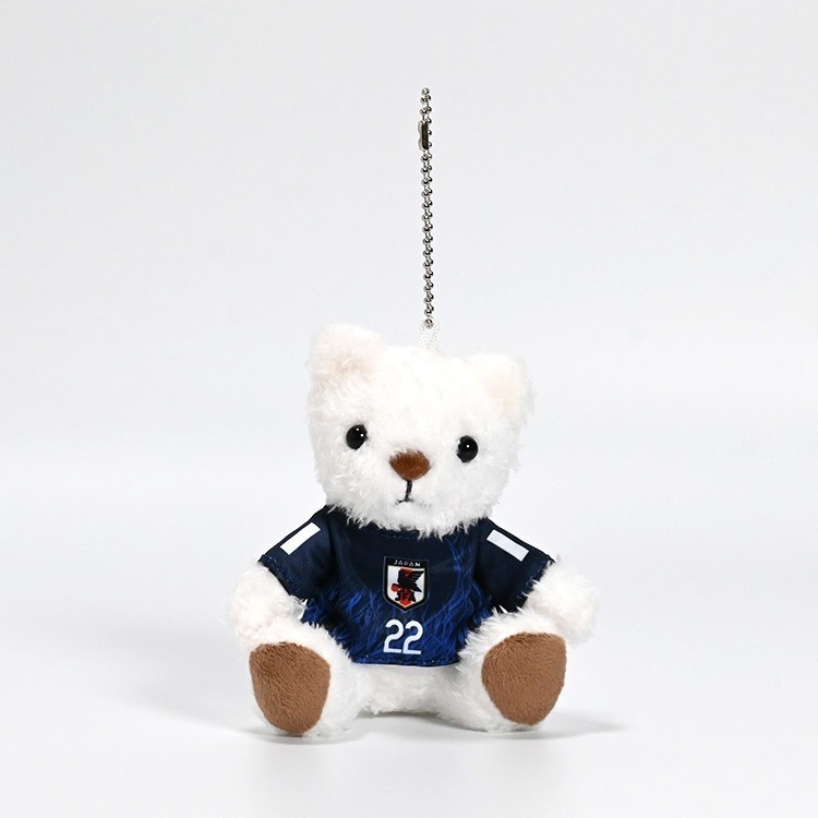 🇯🇵日本國家足球隊 球衣背號小熊玩偶 吊飾娃娃 Samurai Blue 藍武士 三笘薰 富安健洋 遠藤航 久保建英-細節圖2