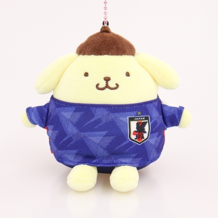 🇯🇵日本國家女子足球隊 × Sanrio 三麗鷗聯名球衣玩偶 吊飾娃娃 大耳狗 布丁狗 美樂蒂 酷洛米 日本女足-細節圖4