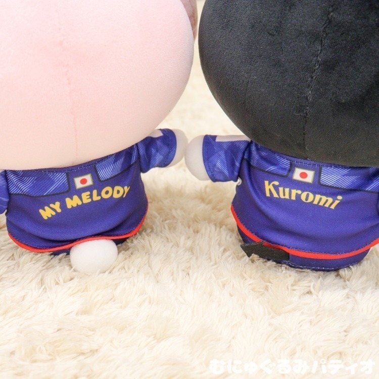 🇯🇵日本國家女子足球隊 × Sanrio 三麗鷗聯名球衣玩偶 吊飾娃娃 大耳狗 布丁狗 美樂蒂 酷洛米 日本女足-細節圖9