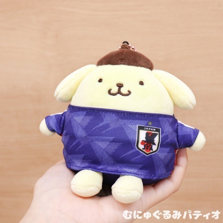 🇯🇵日本國家女子足球隊 × Sanrio 三麗鷗聯名球衣玩偶 吊飾娃娃 大耳狗 布丁狗 美樂蒂 酷洛米 日本女足-細節圖7